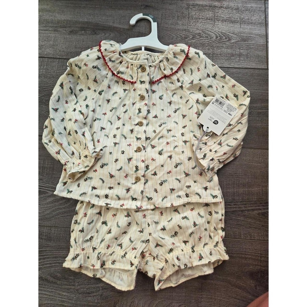 Cloud island baby girl holiday outfit 18 mos